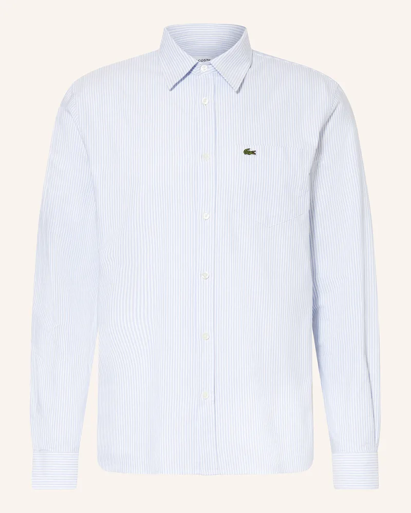 Lacoste Hemd Comfort Fit Hellblau