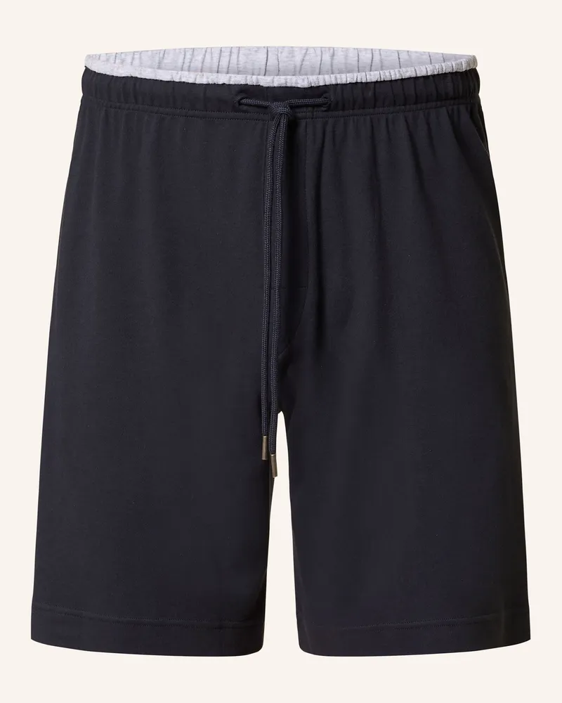 Mey Schlafshorts n8tex 2.0 blau Dunkelblau
