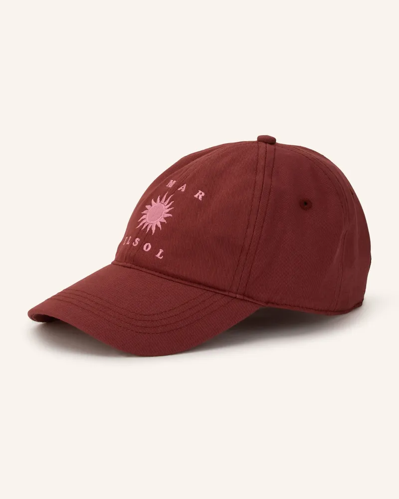 HUGO BOSS Cap LILYAN Dunkelrot