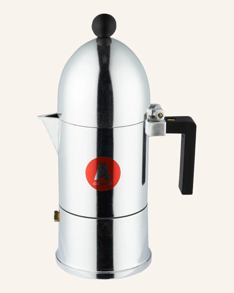 Alessi Espressokocher La Cupola silber Silber