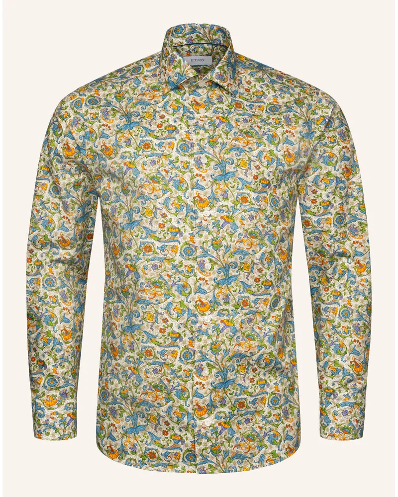 Eton Contemporary fit Signature Twill-skjorta Weiss