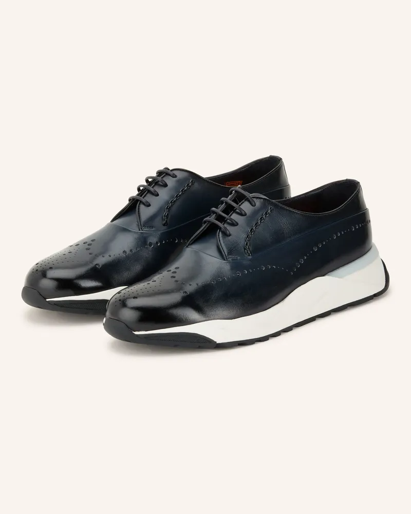 Santoni Sneaker ZUNO Dunkelblau