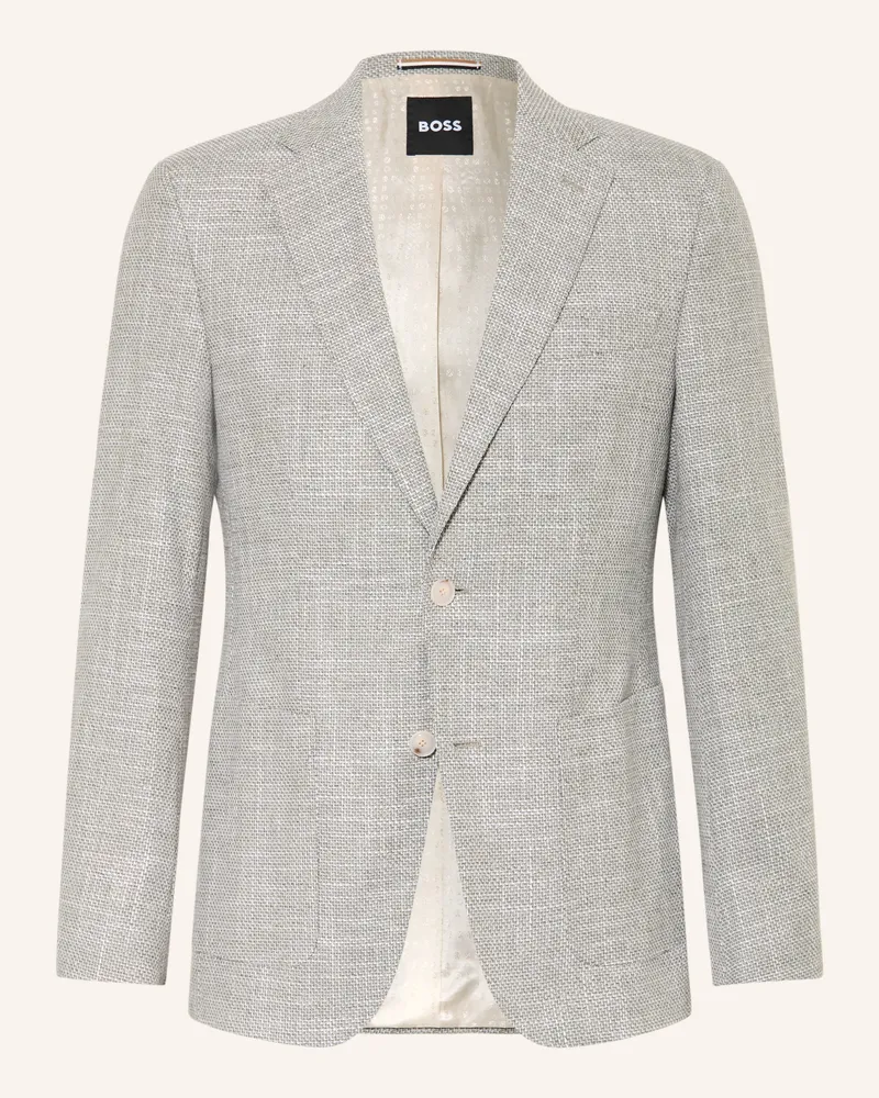 HUGO BOSS Sakko Hutson Regular Fit gruen Khaki