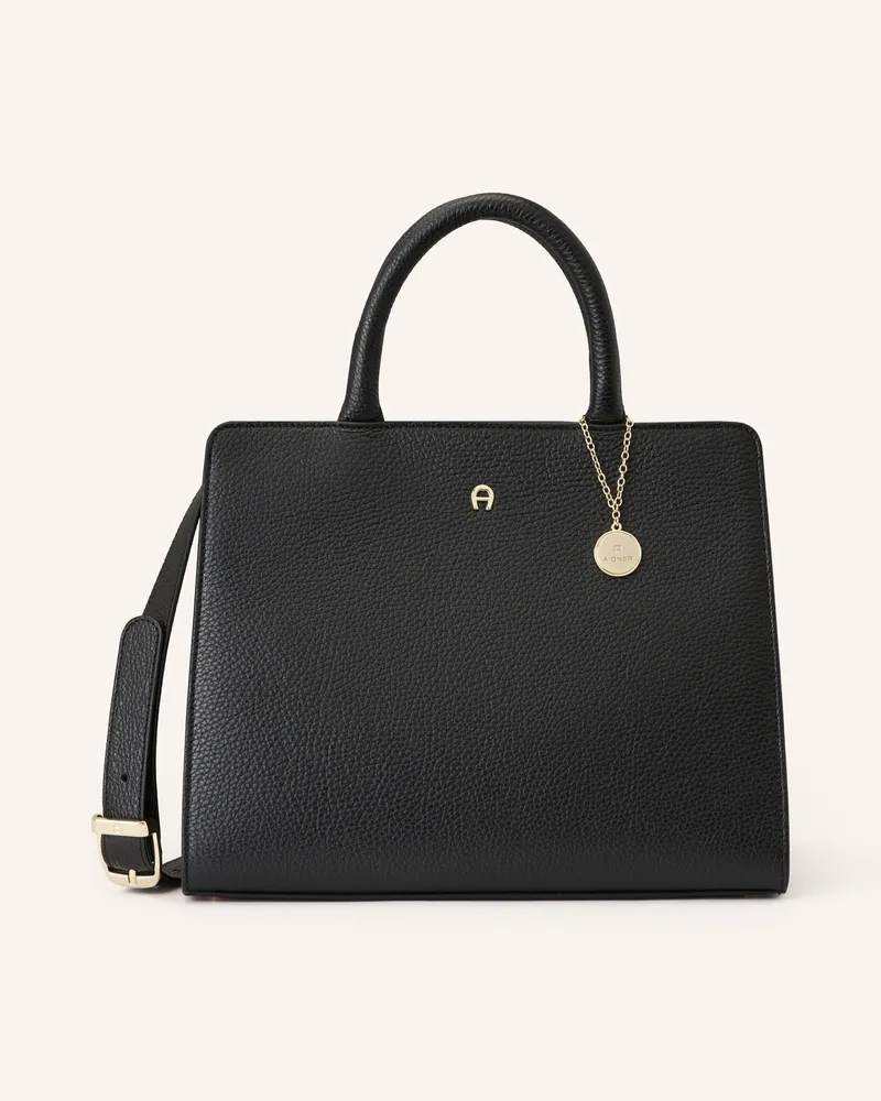 Aigner Handtasche Cestino Cybill Medium schwarz Schwarz
