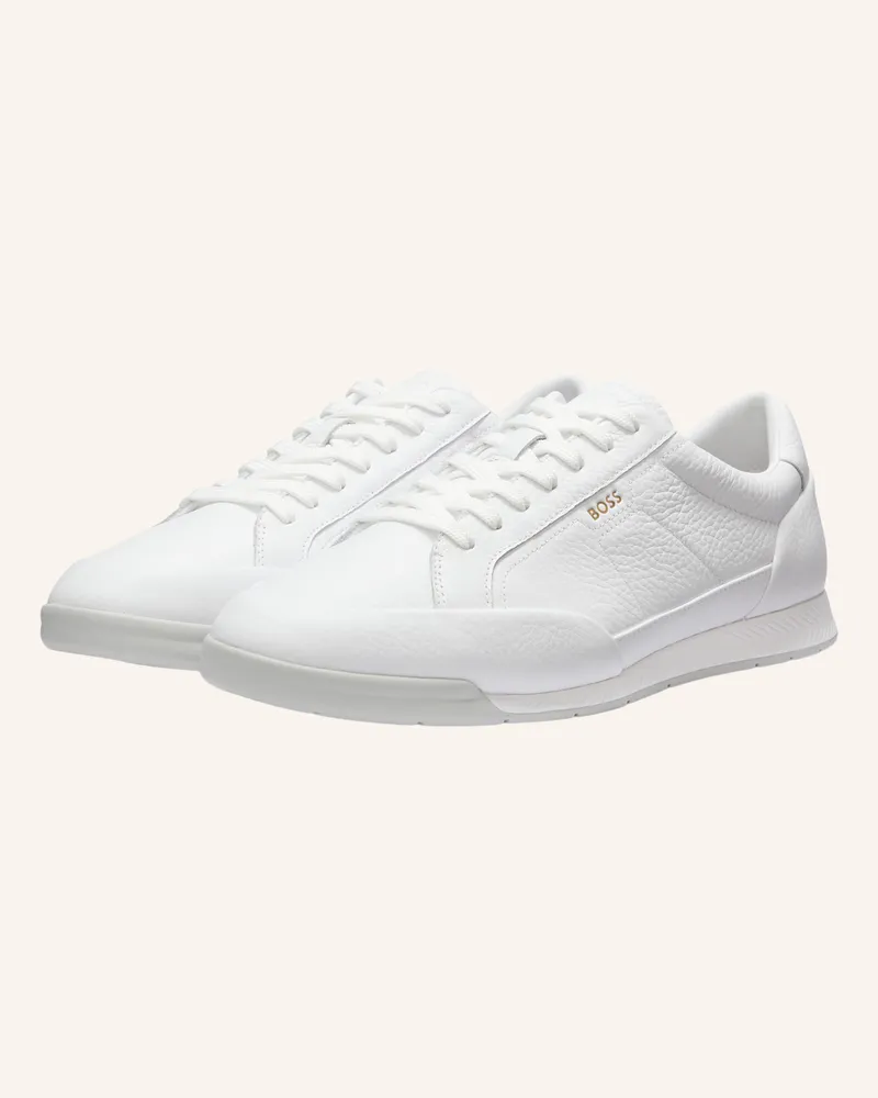 HUGO BOSS Sneaker Nitan_Lowp_Ltgrn weiss Weiss