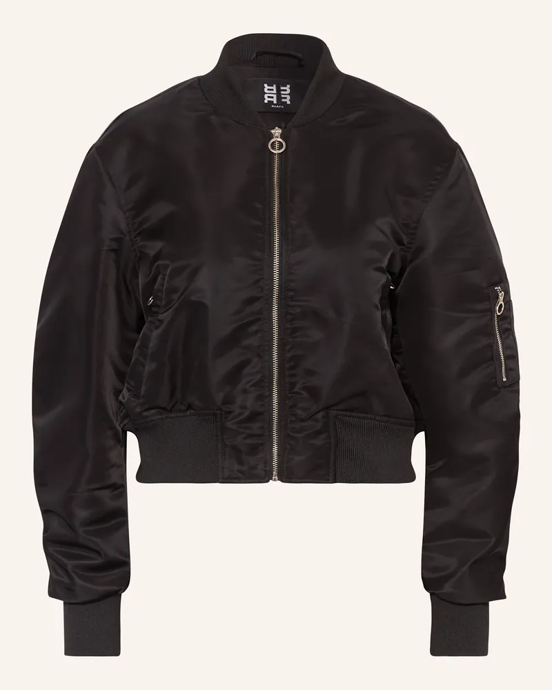 Riani Satinblouson Schwarz