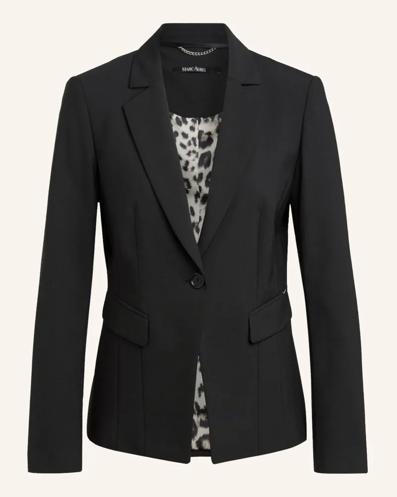 MARC AUREL Blazer schwarz Schwarz