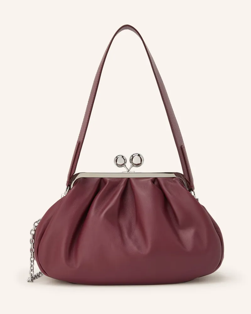 Max Mara Schultertasche Pasticcino Medium rot Dunkelrot