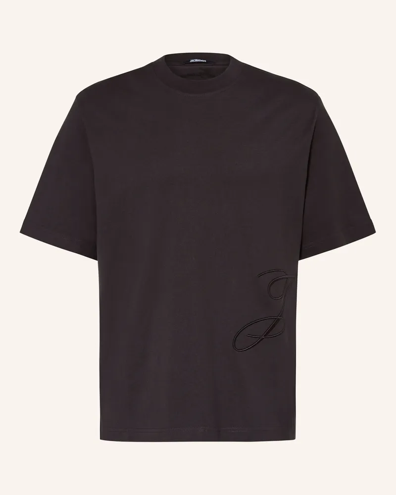 Jacquemus T-Shirt Le Tshirt J Mc blau Dunkelblau