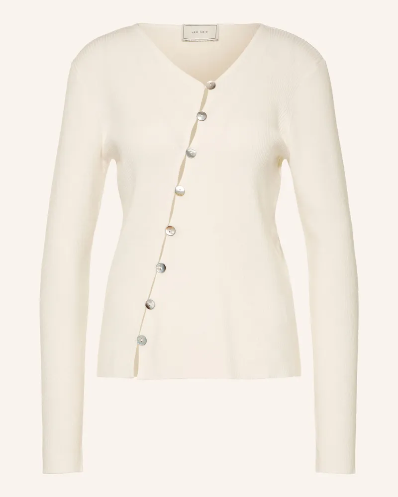 Neo Noir Strickjacke Millera weiss Creme