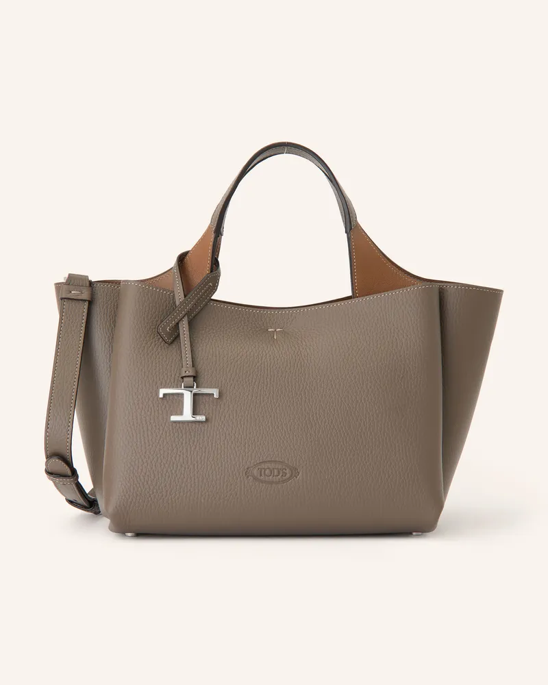 TOD'S Handtasche Mini braun Taupe