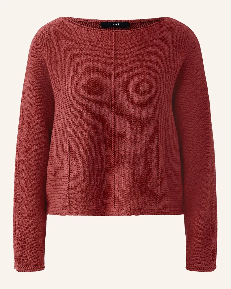 Oui  Pullover Braun