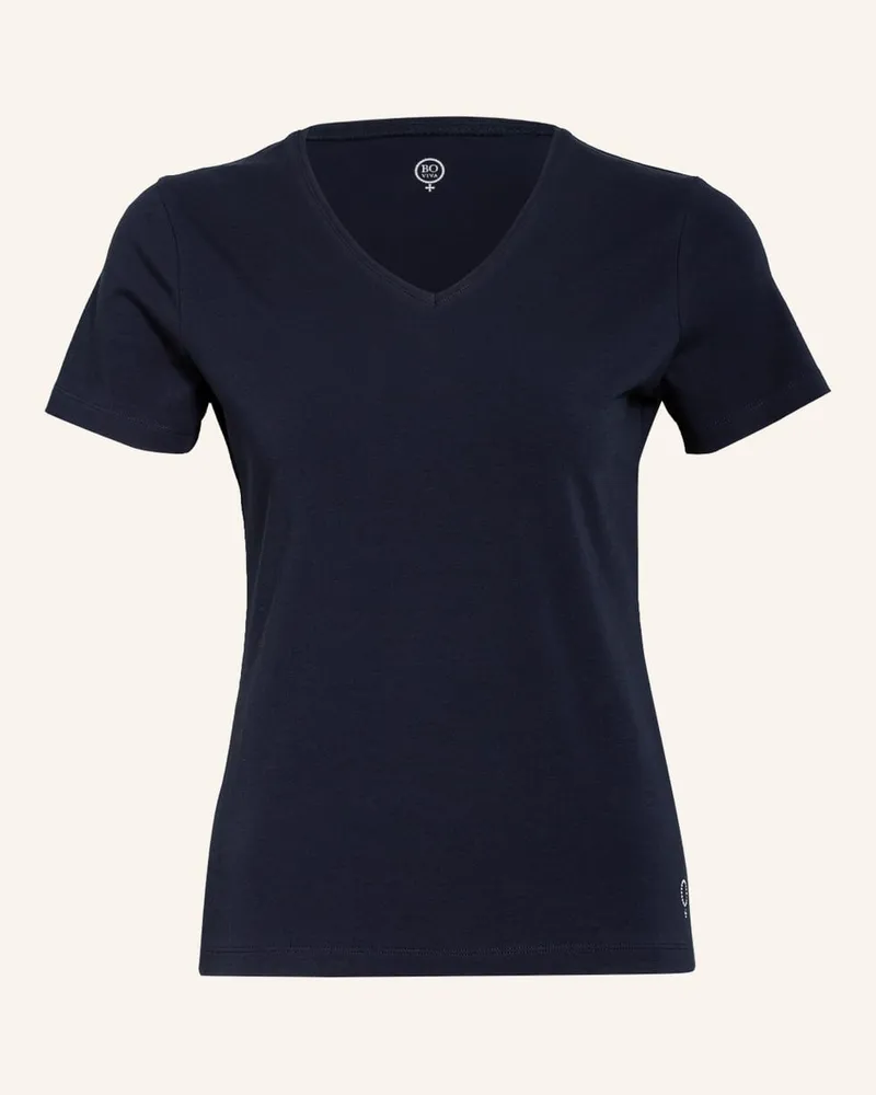 Boviva T-Shirt mit Schmucksteinen Blau