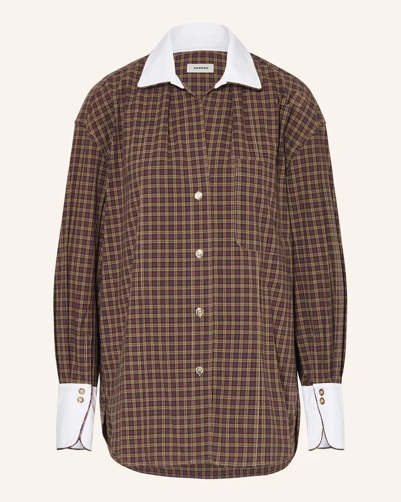 Sandro Hemdbluse Dunkelrot