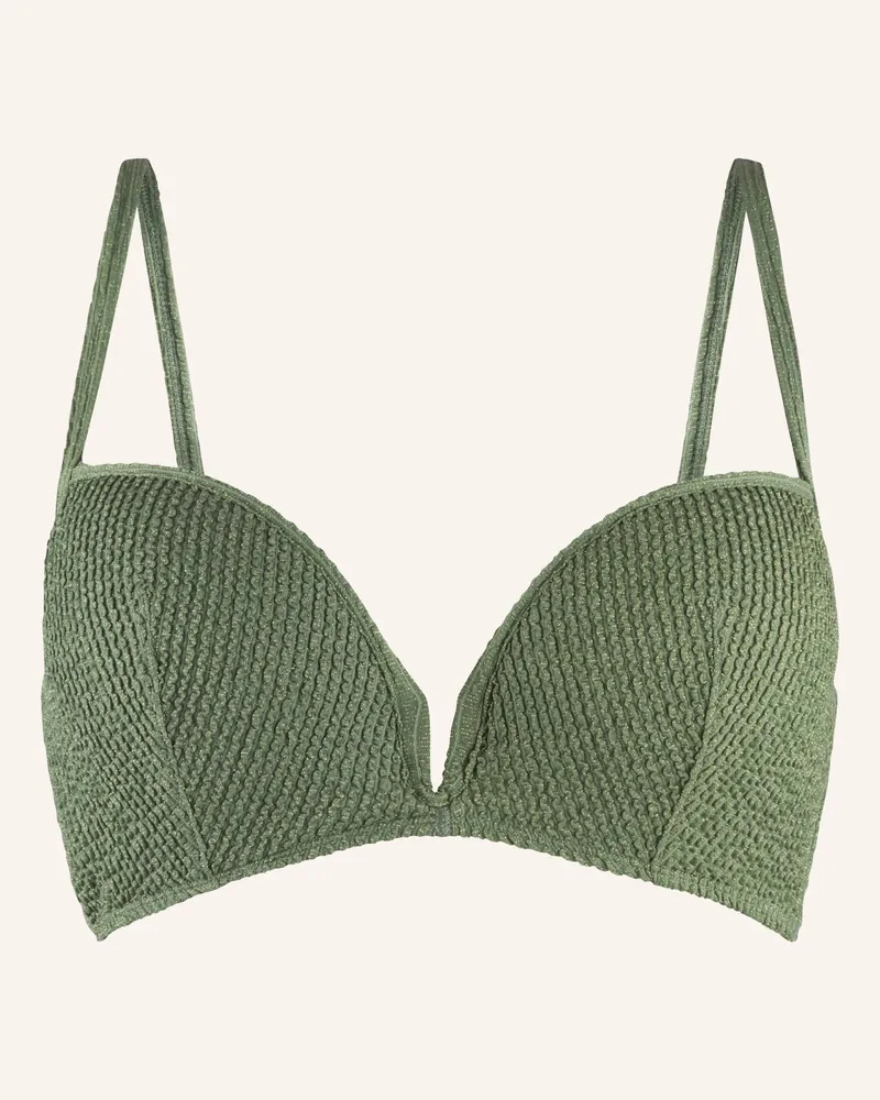 LingaDore Triangel Bikini Top gruen Dunkelgrün