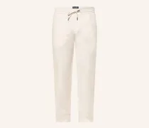 Hose Osby Jogger Im Jogging-Stil Tapered Fit Mit Leinen beige