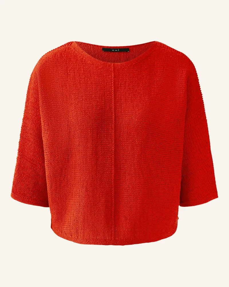 Oui  Pullover rot Rot