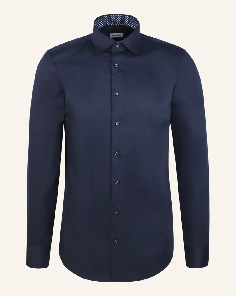 Seidensticker Business Hemd Shaped Fit Dunkelblau