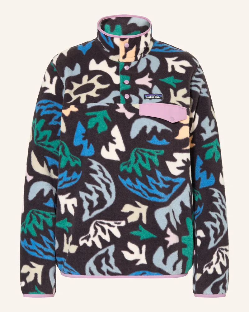 Patagonia Fleece-Troyer Snap schwarz Schwarz