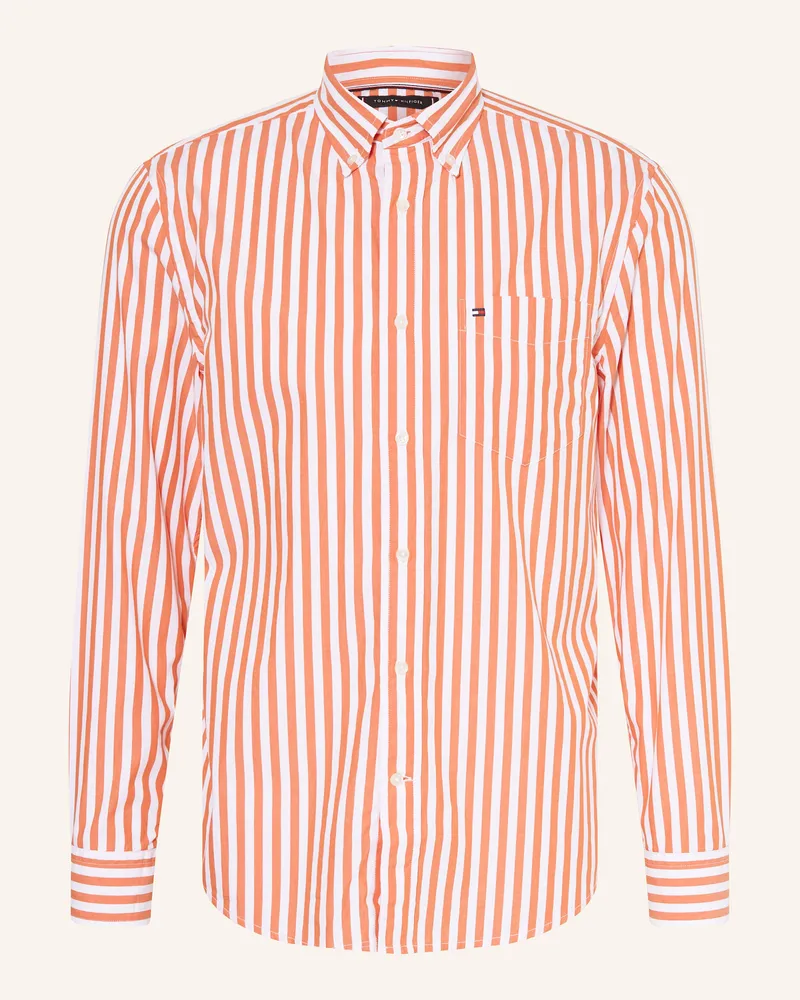 Tommy Hilfiger Hemd Regular Fit Orange