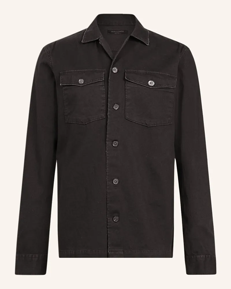 AllSaints Overjacket Spotter schwarz Schwarz