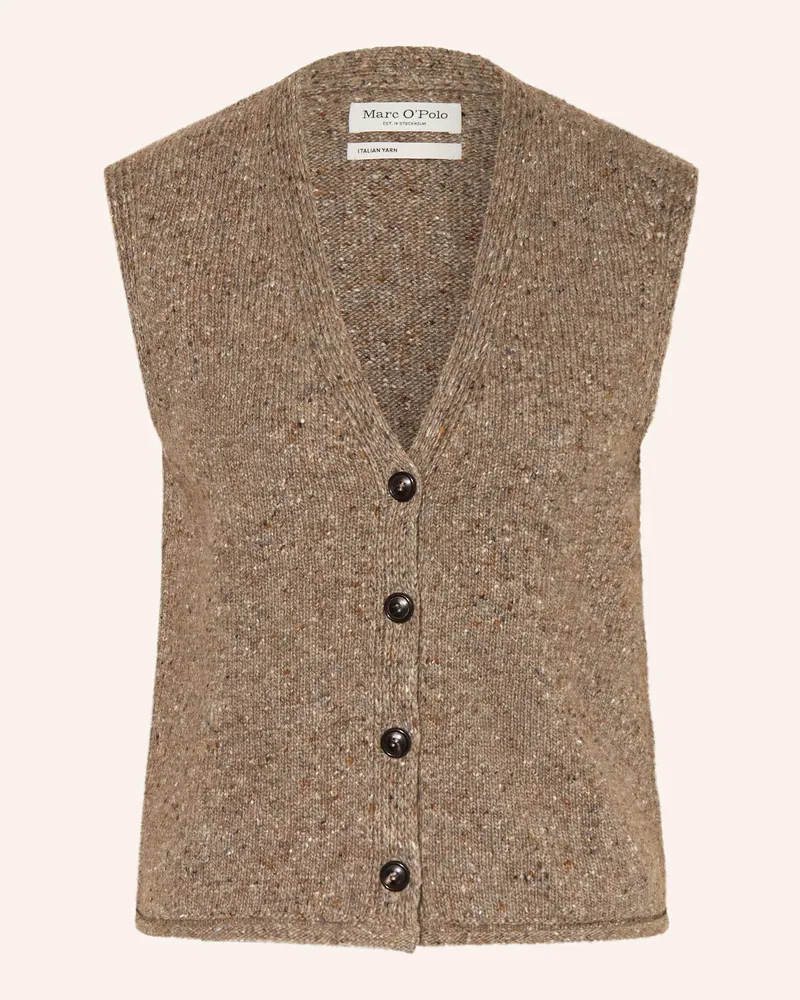 Marc O'Polo Strickweste Braun