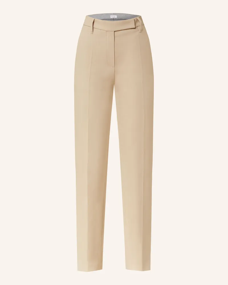 Brunello Cucinelli Marlenehose beige Beige
