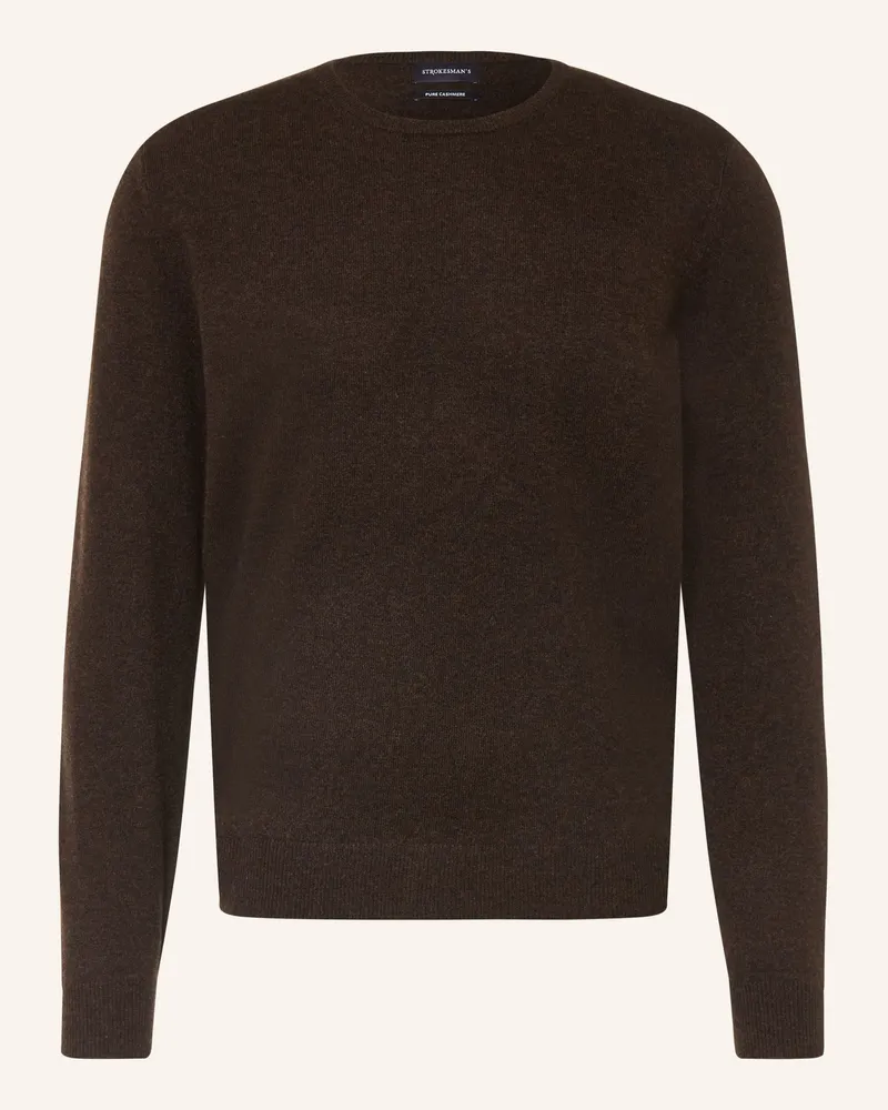 Strokesman's Strokesman Cashmere-Pullover braun Dunkelbraun