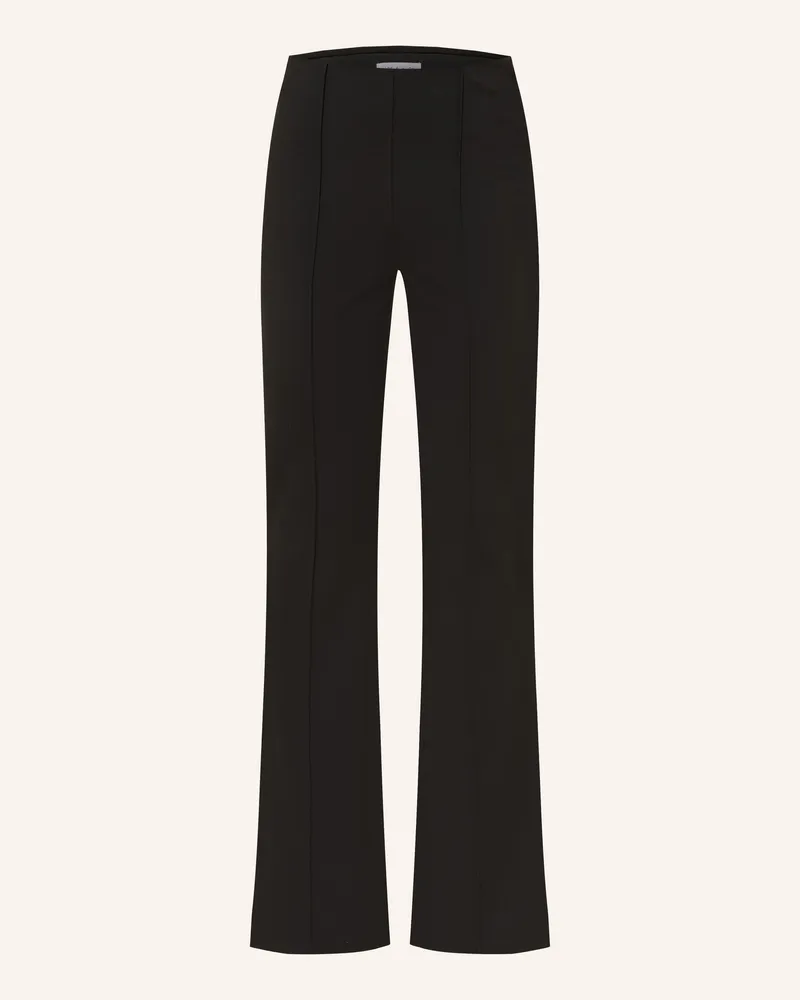 Mrs & HUGS Bootcut-Hose Aus Jersey schwarz Schwarz