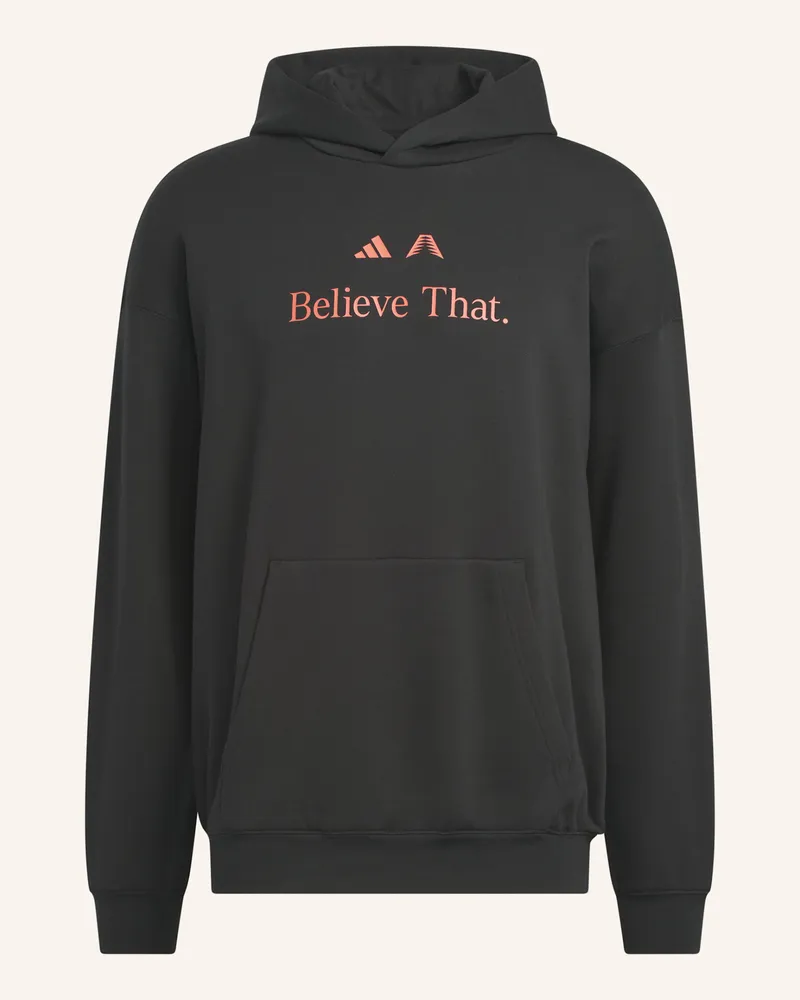 adidas Anthony Edwards Believe That Hoodie schwarz Schwarz