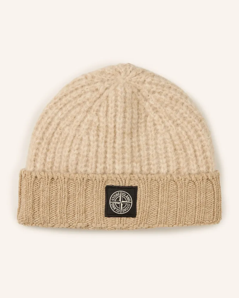 Stone Island Mütze Mit Alpaka beige Beige