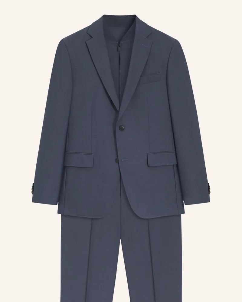 HUGO BOSS Business Anzug P-HUGE-3PCS-WG-261 Slim Fit Blau