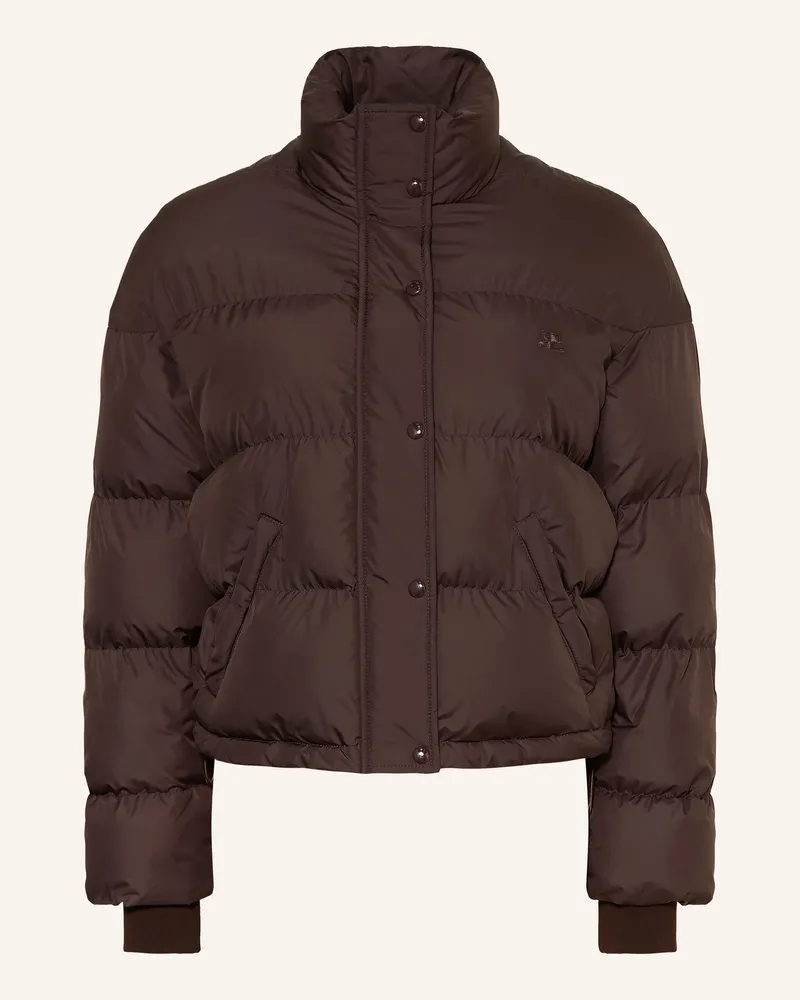 Courrèges Steppjacke rot Dunkelrot