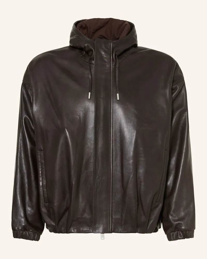Arma Lederblouson Lark braun Dunkelbraun
