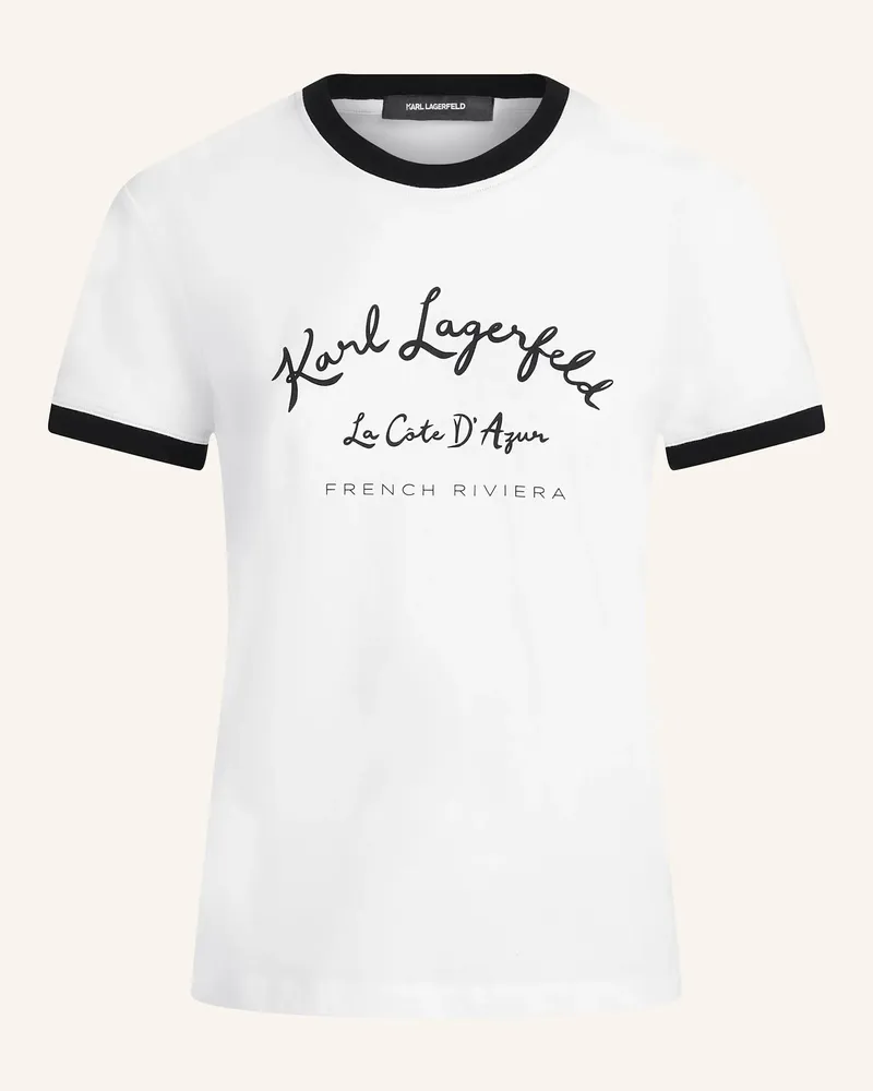 Karl Lagerfeld T-Shirt weiss Weiss