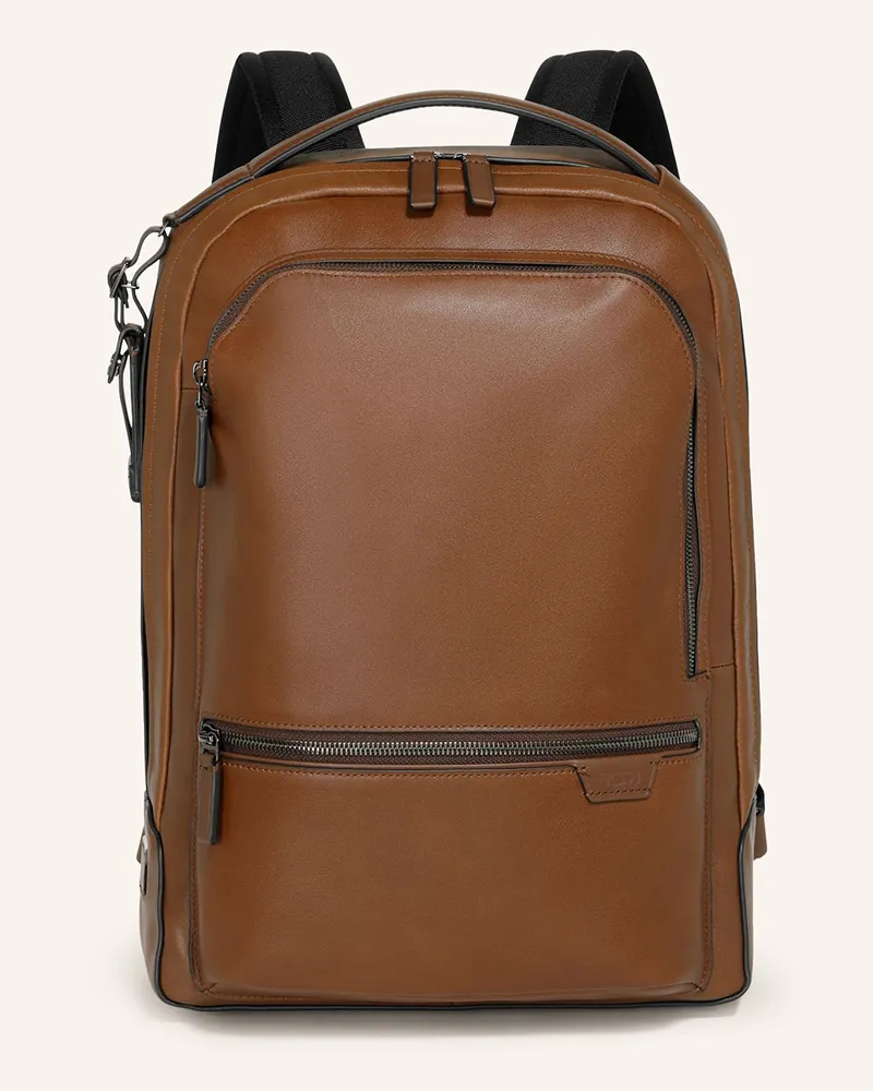 Tumi Harrison Rucksack Bradner Mit Laptopfach braun Cognac