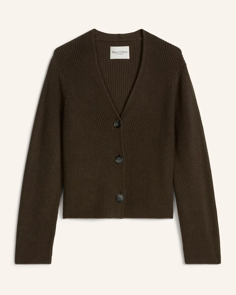 Marc O'Polo Cardigan braun Dunkelbraun