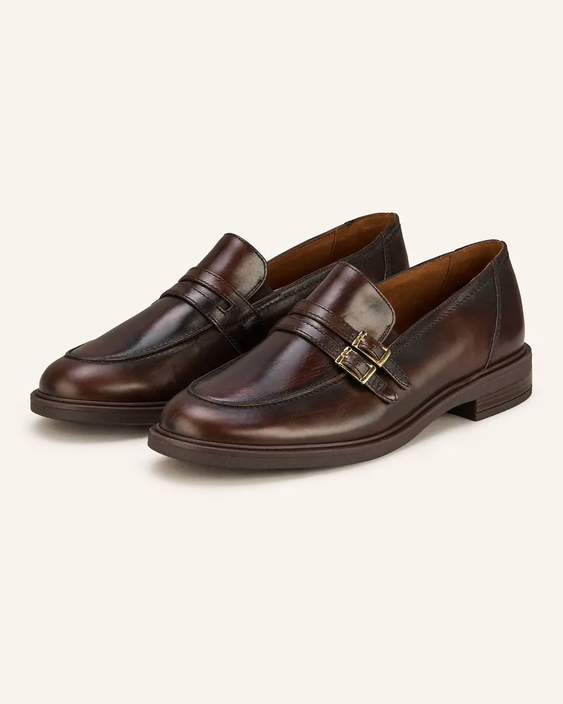paul green Penny-Loafer braun Dunkelbraun