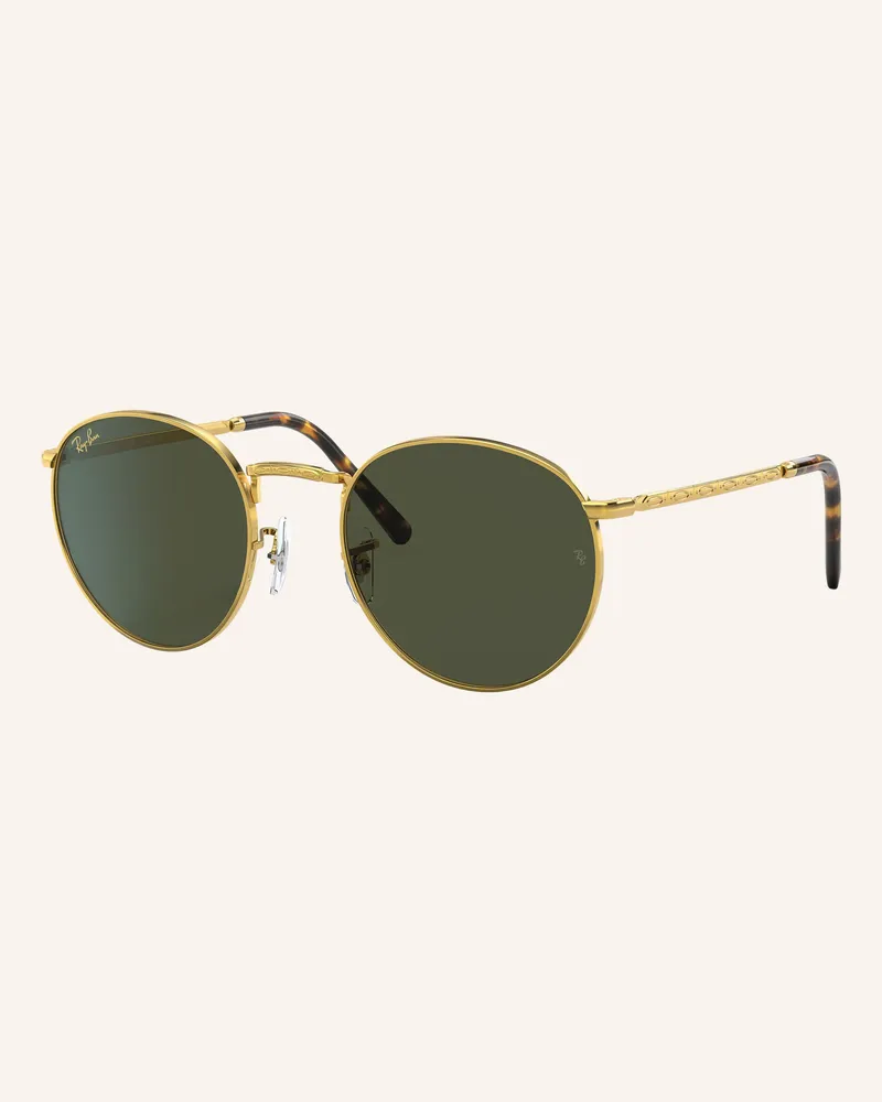 Ray Ban Sonnenbrille rb3637 New Round gold Gold