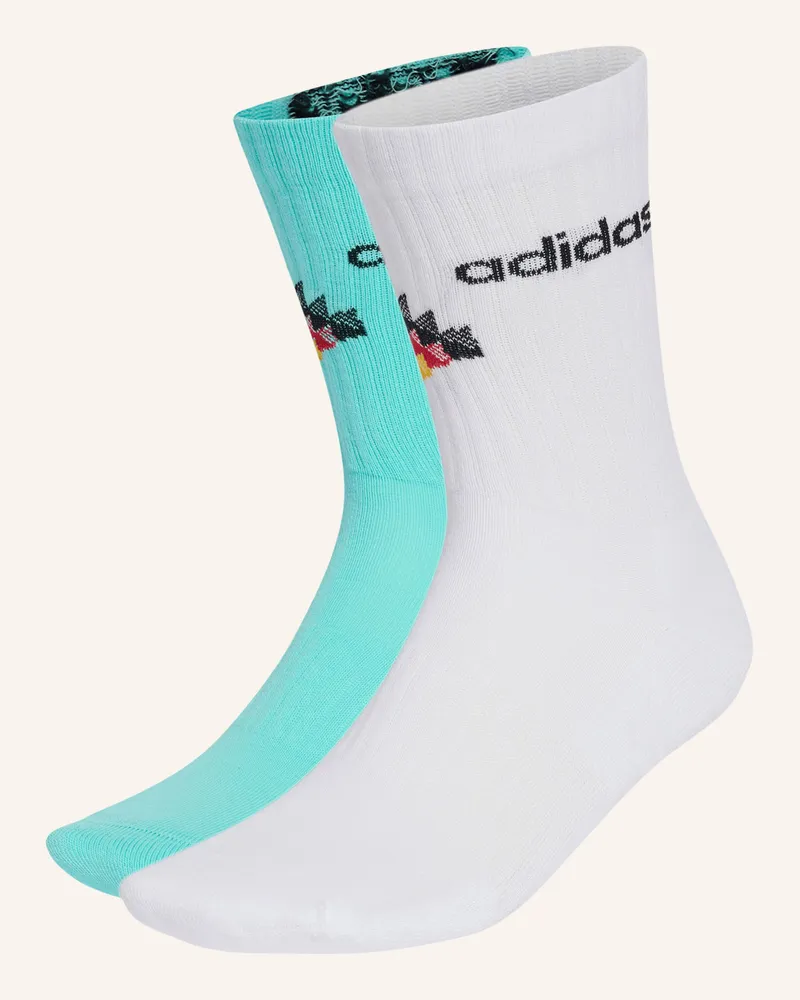 adidas 2er-Pack Socken weiss Weiss