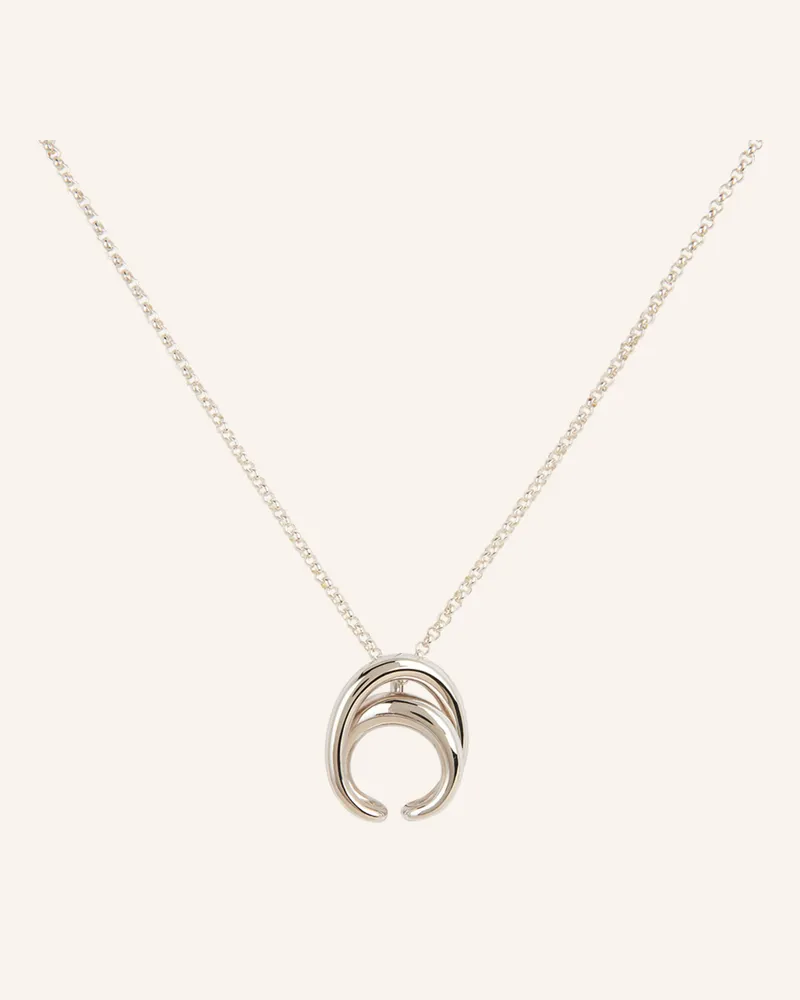 Charlotte Chesnais Halskette Initial silber Silber