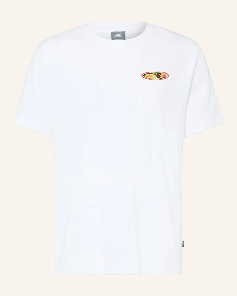 New Balance T-Shirt mt6200 weiss Weiss