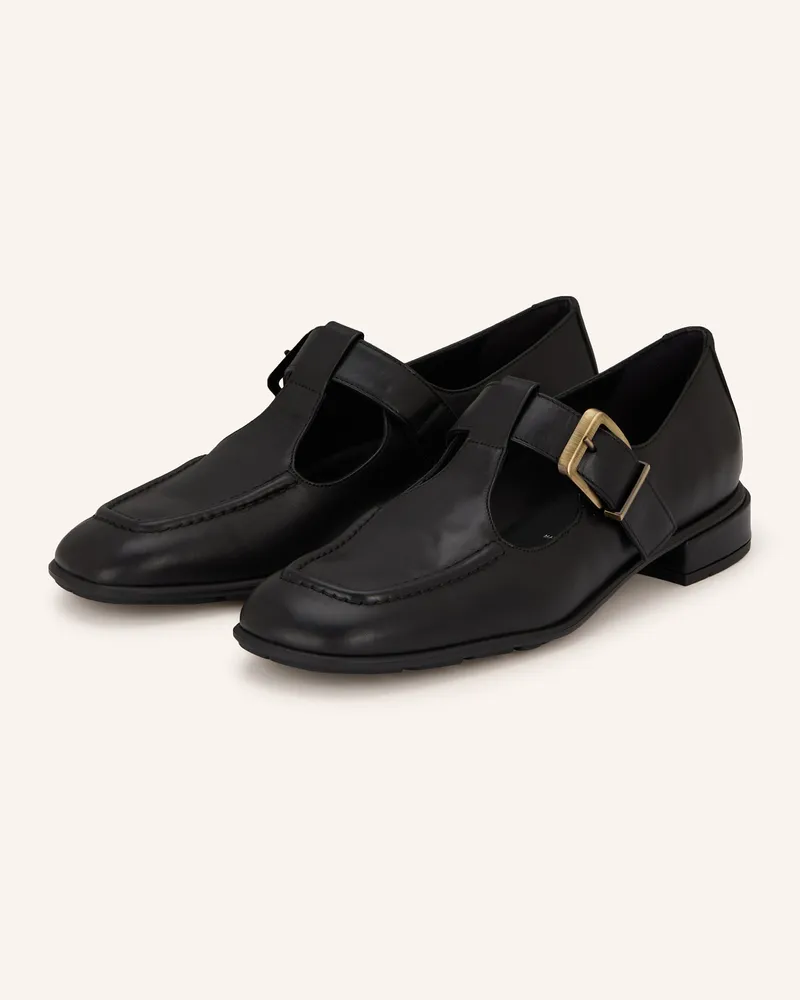 Pons Quintana Mary-Jane-Ballerinas Molly schwarz Schwarz