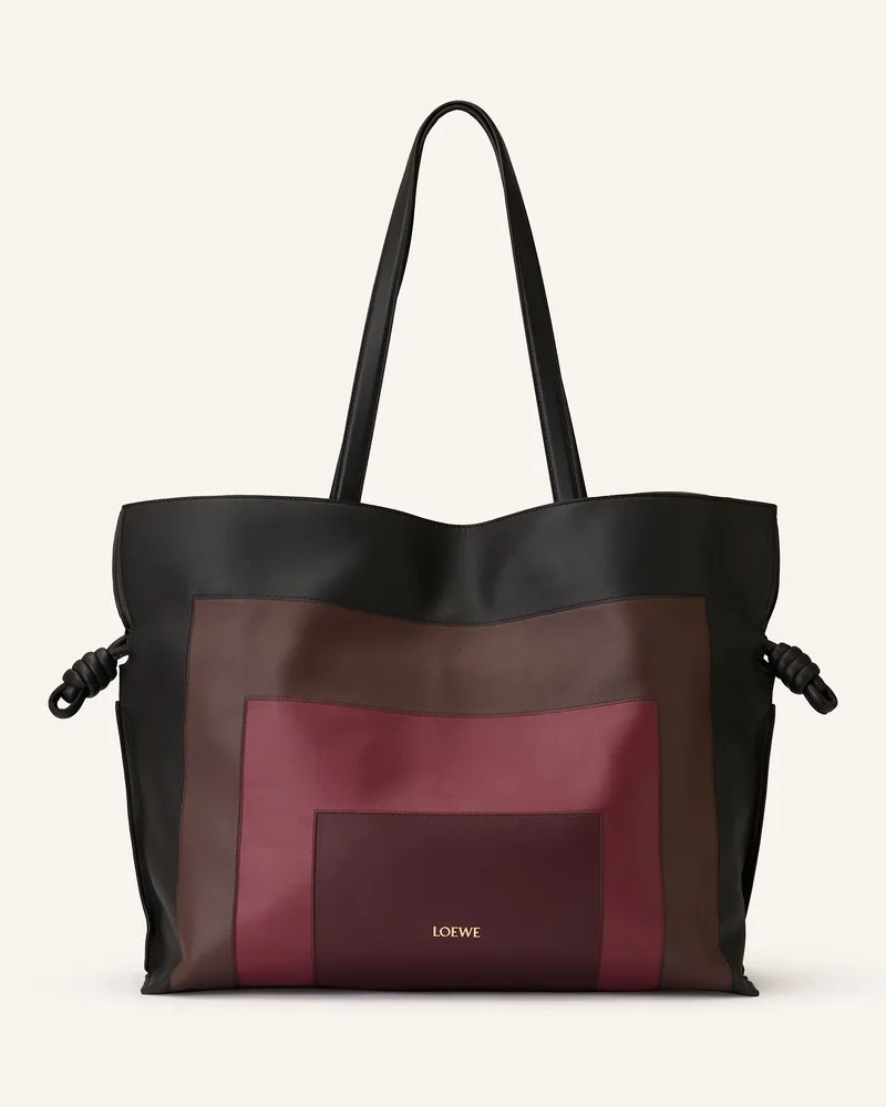 Loewe Shopper Flamenco Xl rot Schwarz