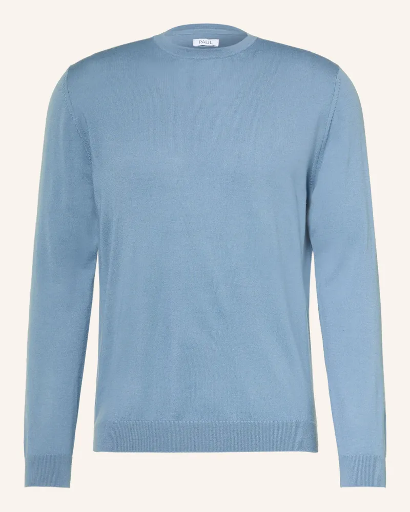 paul Pullover blau Blaugrau