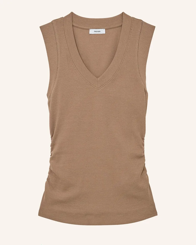 Reiss Top Sandy beige Braun