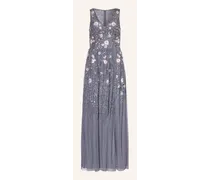 Adrianna Papell Abendkleid mit Pailletten Blau