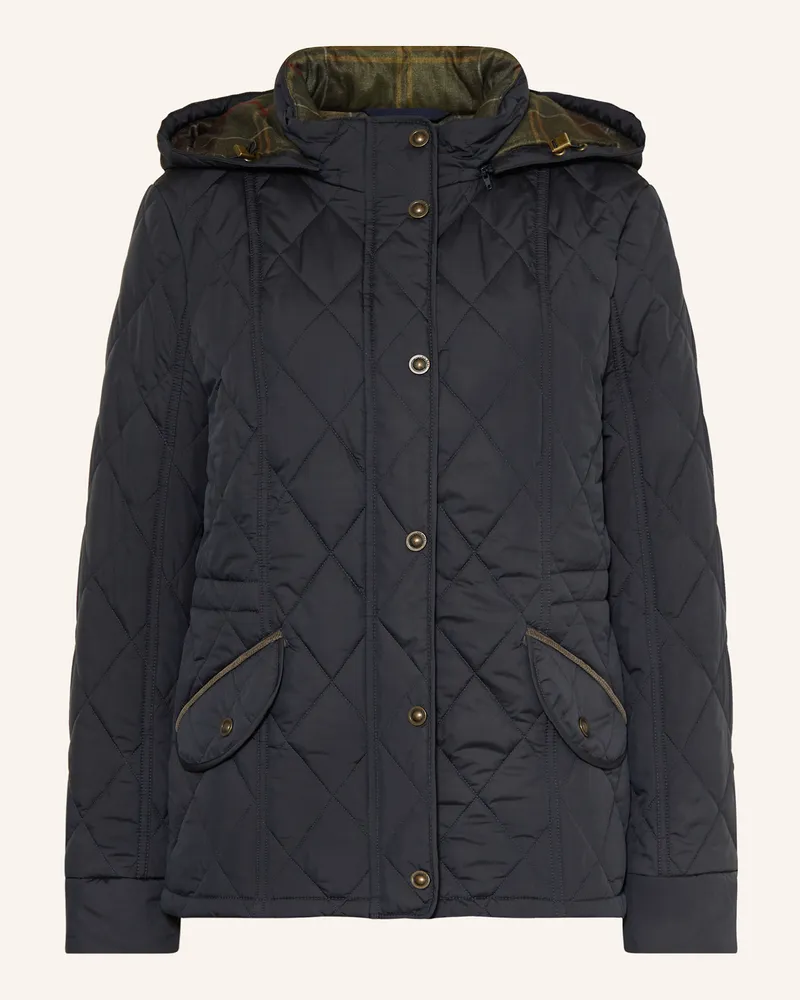 Gil Bret Steppjacke mit abnehmbarer Kapuze Dunkelblau