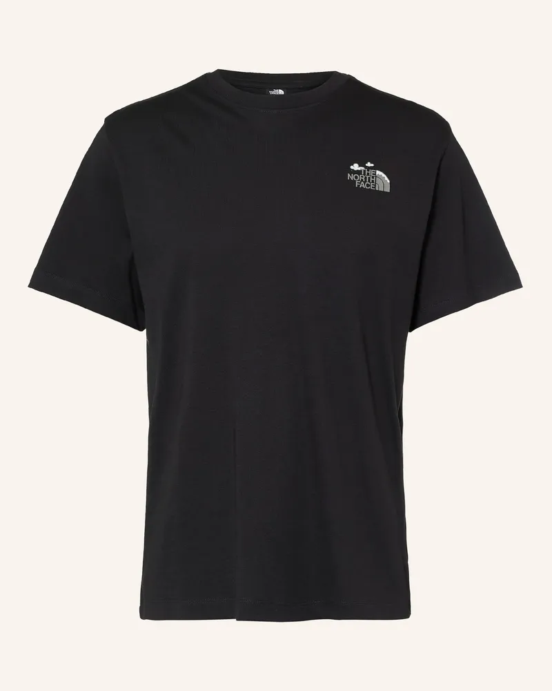 The North Face T-Shirt Natural High Society schwarz Schwarz