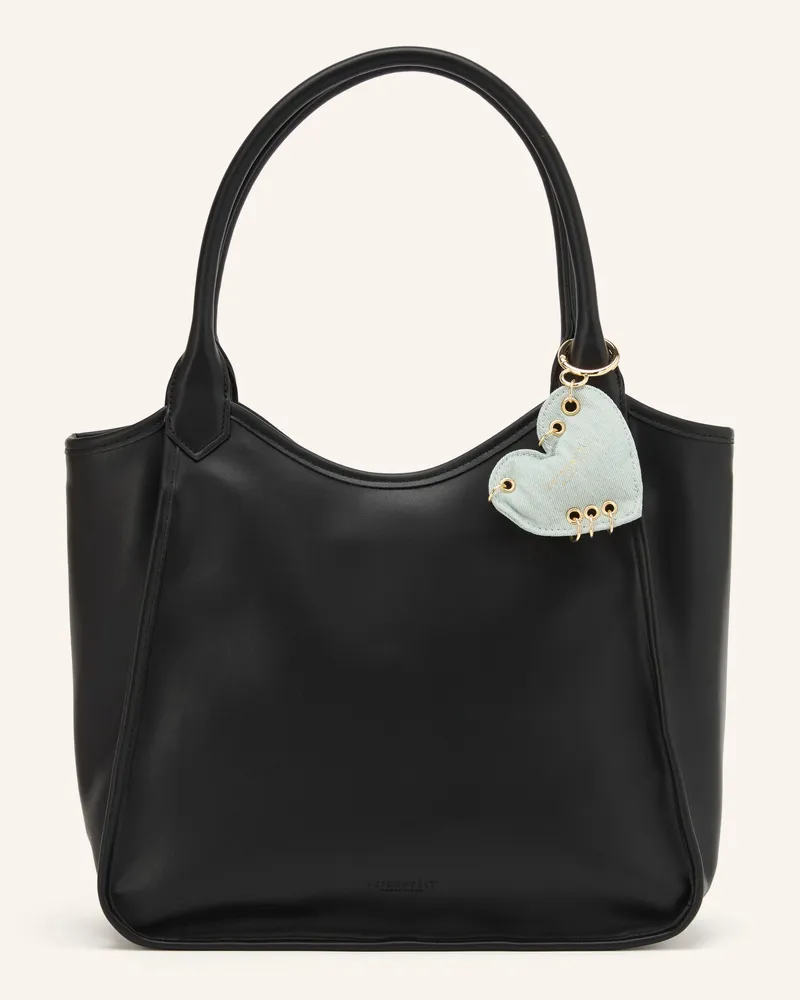 SEIDENFELT Shopper Tahmela schwarz Schwarz